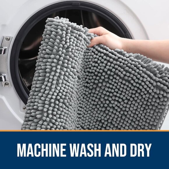 OLANLY Dog Door Mat for Muddy Paws 30x20, Absorbs Moisture and Dirt, Absorbent - Picture 8 of 8